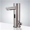 Fontana Brushed Nickel Commercial Temperature Control Automatic Sensor Faucet With Built-In Mixing Valve